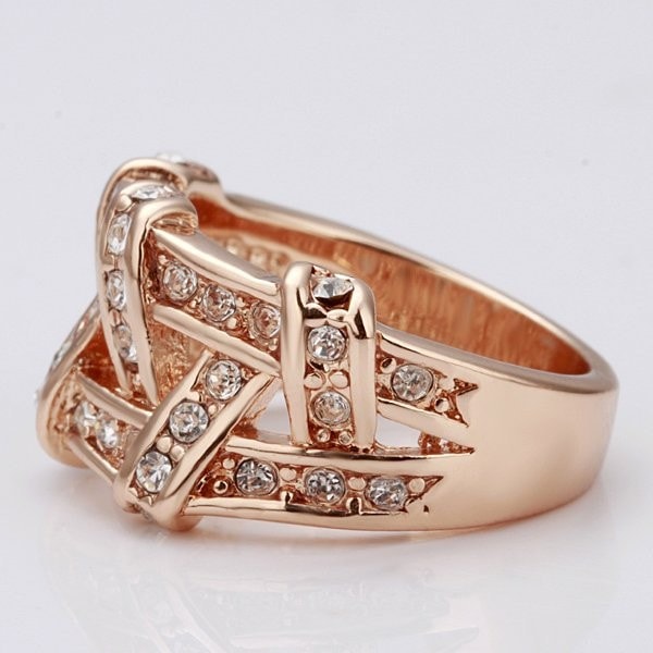 Rose Gold Braided Ring