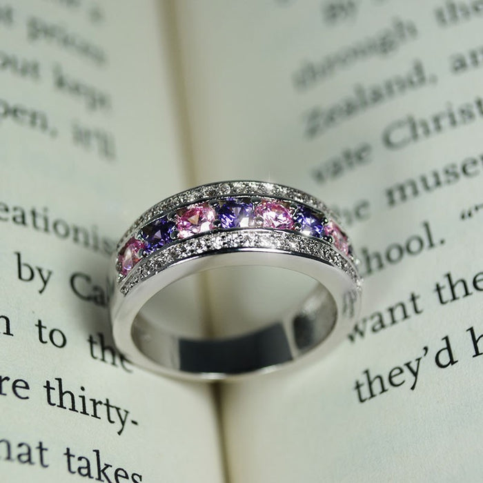 Purple Gemstone Luxury Ring