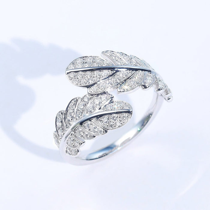 Twisting Feather Ring